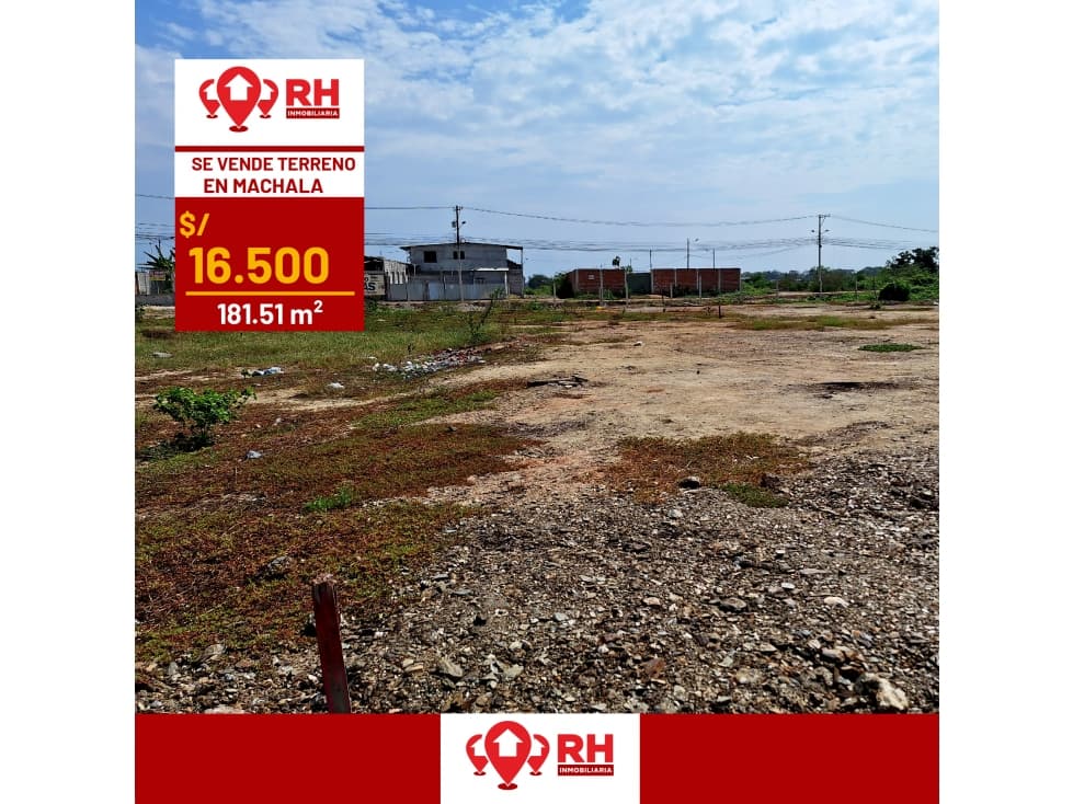 TERRENO EN VENTA CDLA.VOLUNTAD DE DIOS LOTE 10, MACHALA - 1
