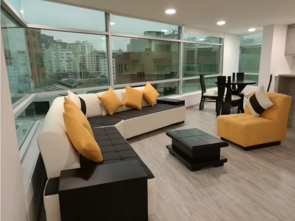 Apartamento Amoblado de Arriendo en Quito La Carolina 2 Habitaciones - 1
