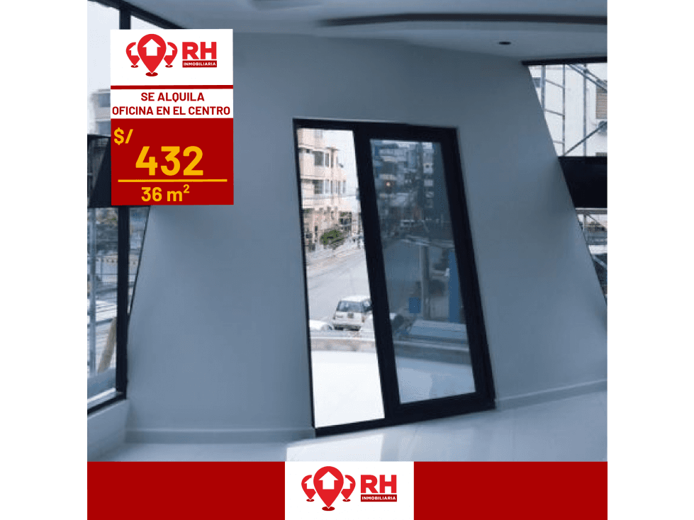 OFICINA DE 36 m² EN ALQUILER CON EXCELENTE UBICACIÓN.  #MLM - 1