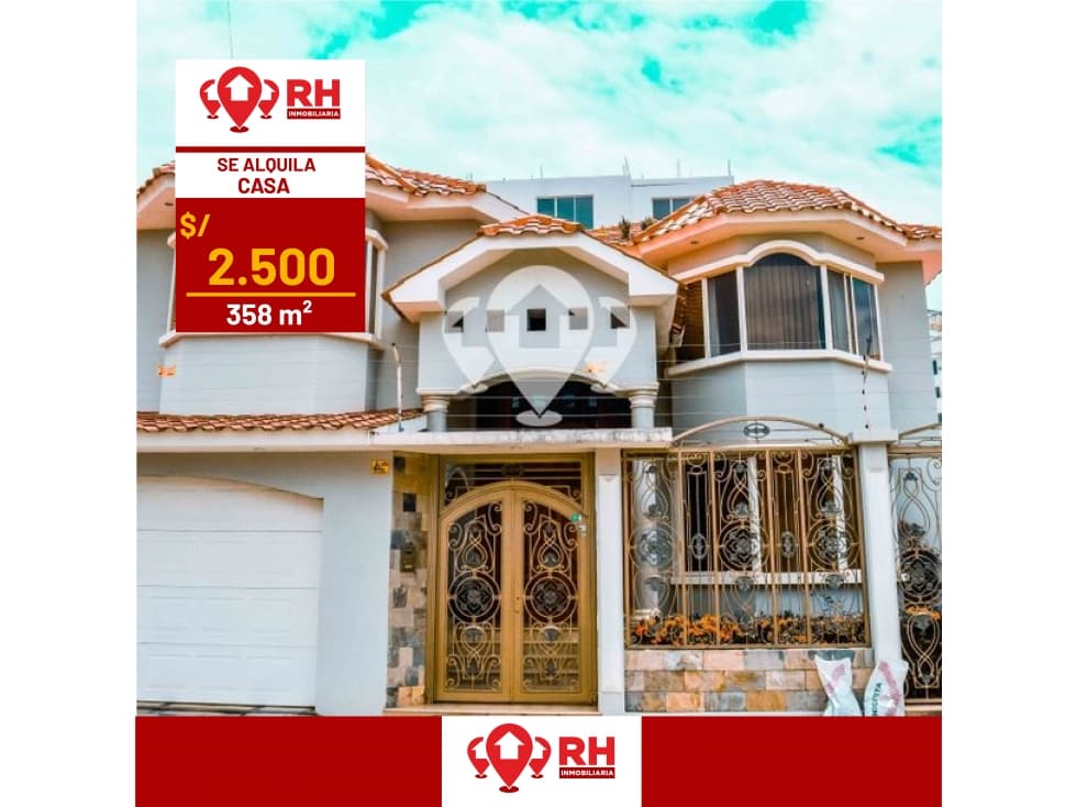 CASA SEMI AMOBLADA EN ALQUILER EN SECTOR LA CAROLINA, MACHALA - 1