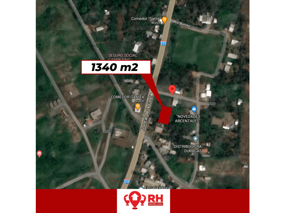 TERRENO EN VENTA UBICADO EN RIO BONITO, CANTÓN EL GUABO - 1
