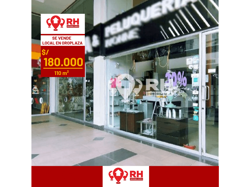 LOCAL COMERCIAL  CON MEZANINE EN VENTA EN OROPLAZA, MACHALA #LSMI2 - 1