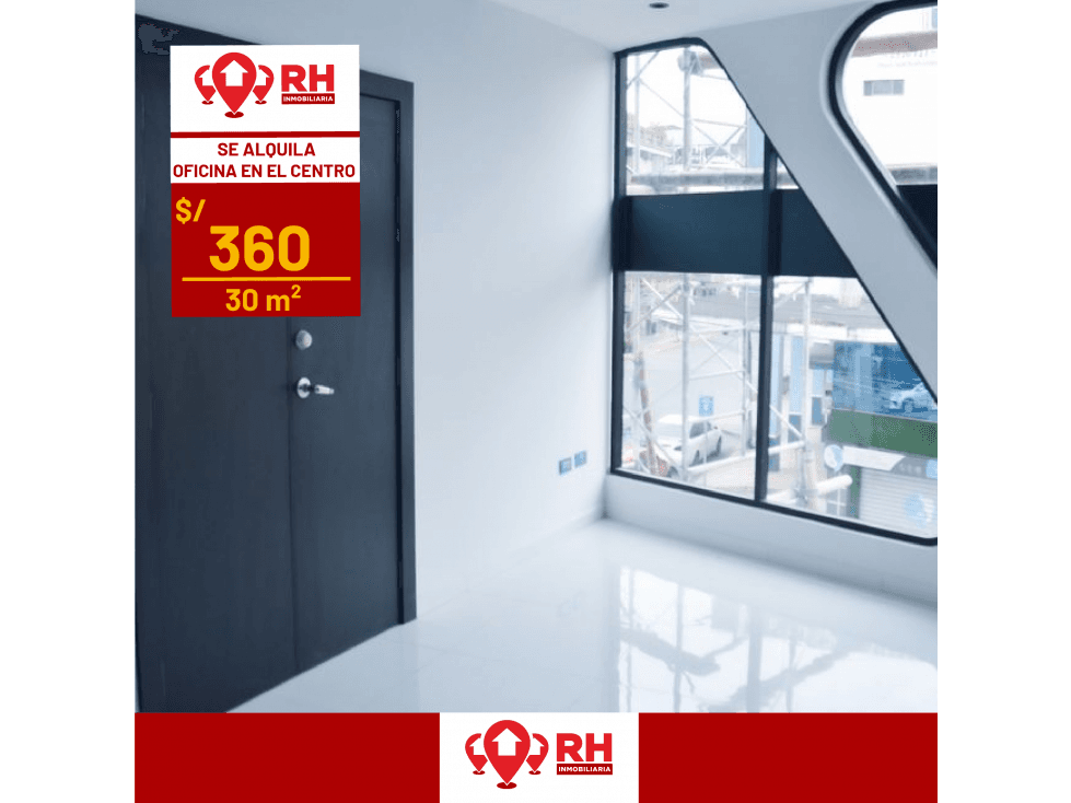 OFICINA DE 30 m² EN ALQUILER CON EXCELENTE UBICACIÓN  #MLM - 1