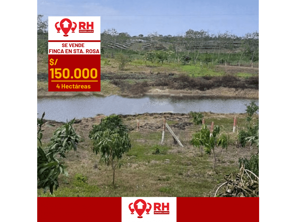 FINCA EN VENTA DE 4  HECTAREAS EN SAN  ANTONIO, SANTA ROSA #860 - 1