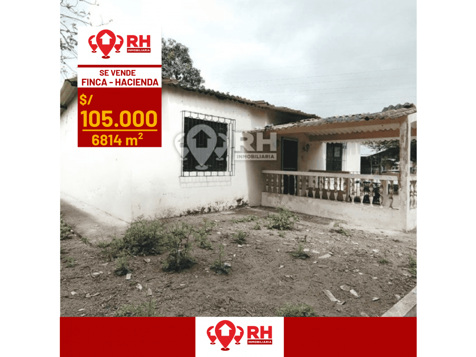 FINCA DE 6.814 m2 EN VENTA EN SECTOR " EL RETIRO" SANTA ROSA #CPRV - 1