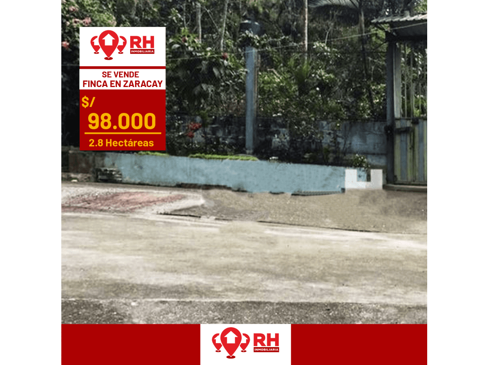 FINCA CON CASA EN VENTA DE 2,8 HECTAREA EN SARACAY, PIÑAS #518 - 1