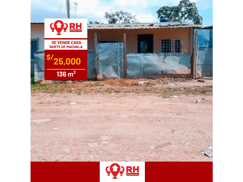 CASA EN VENTA AL NORTE DE MACHALA #OFGI - 1