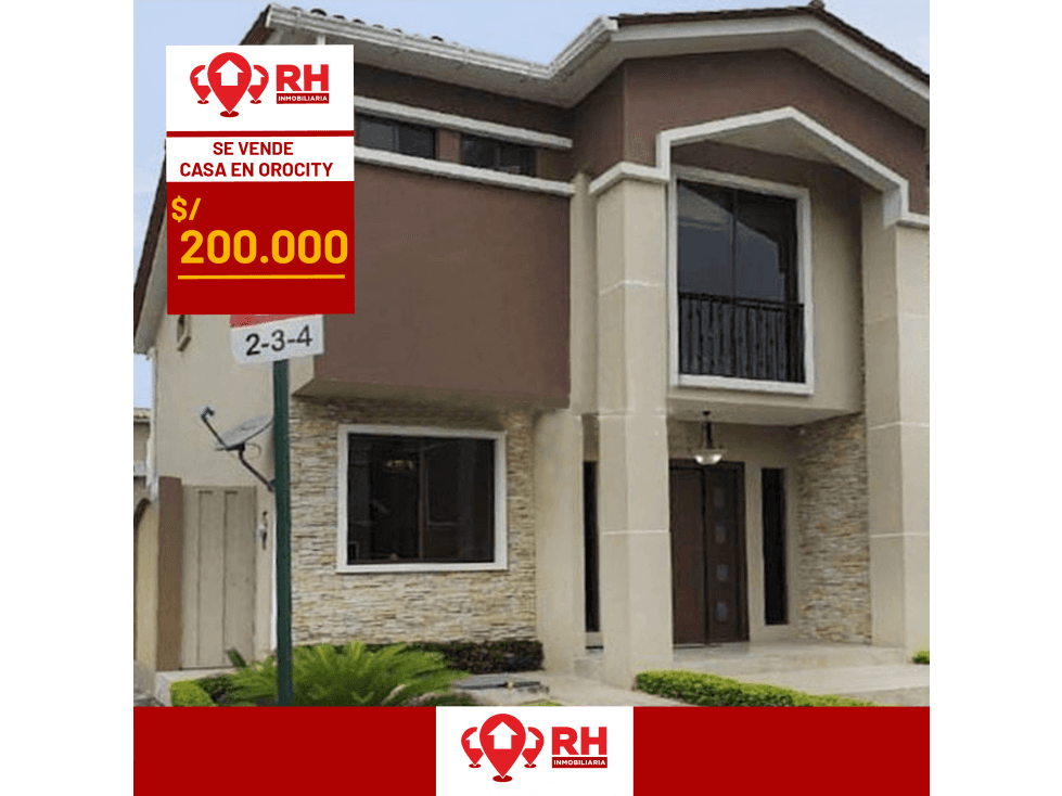 CASA MODELO BRILLANTE EN VENTA EN URBANIZACIÓN OROCITY, MACHALA #JPAA - 1
