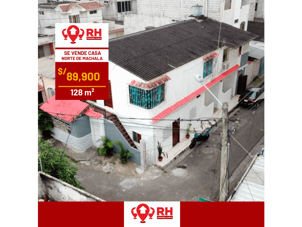 CASA RENTERA EN CDLA FERNANDO DAQUILEMA MACHALA #BMV - 1