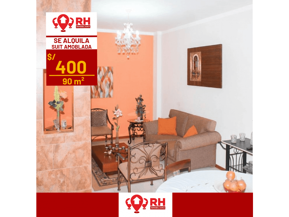 DEPARTAMENTO AMOBLADO EN ALQUILER AL CENTRO DE MACHALA #066 - 1