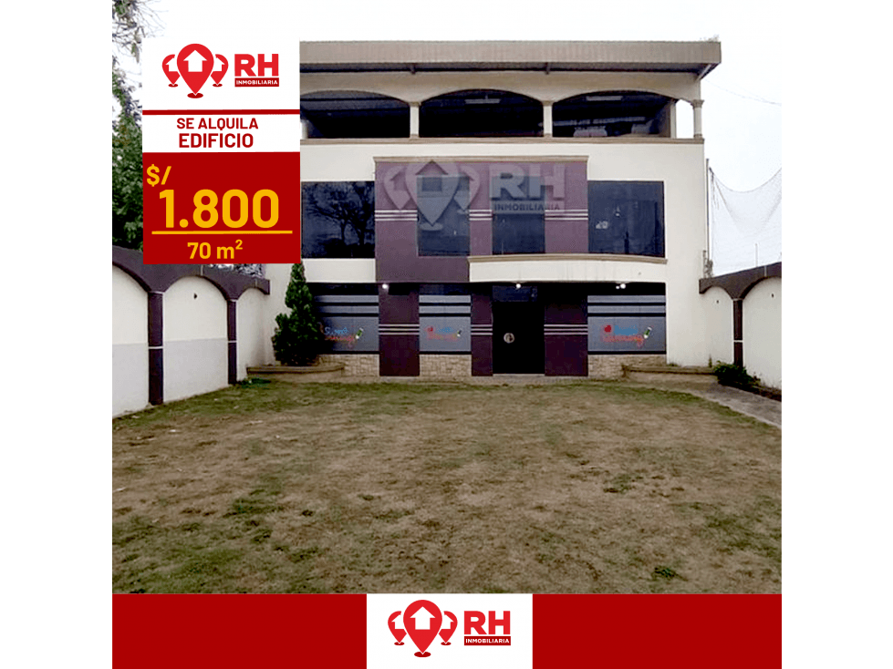 EDIFICIO CON OFICINAS, PARQUEADERO  Y GARITA DE ACCESO, MACHALA #AMJD - 1