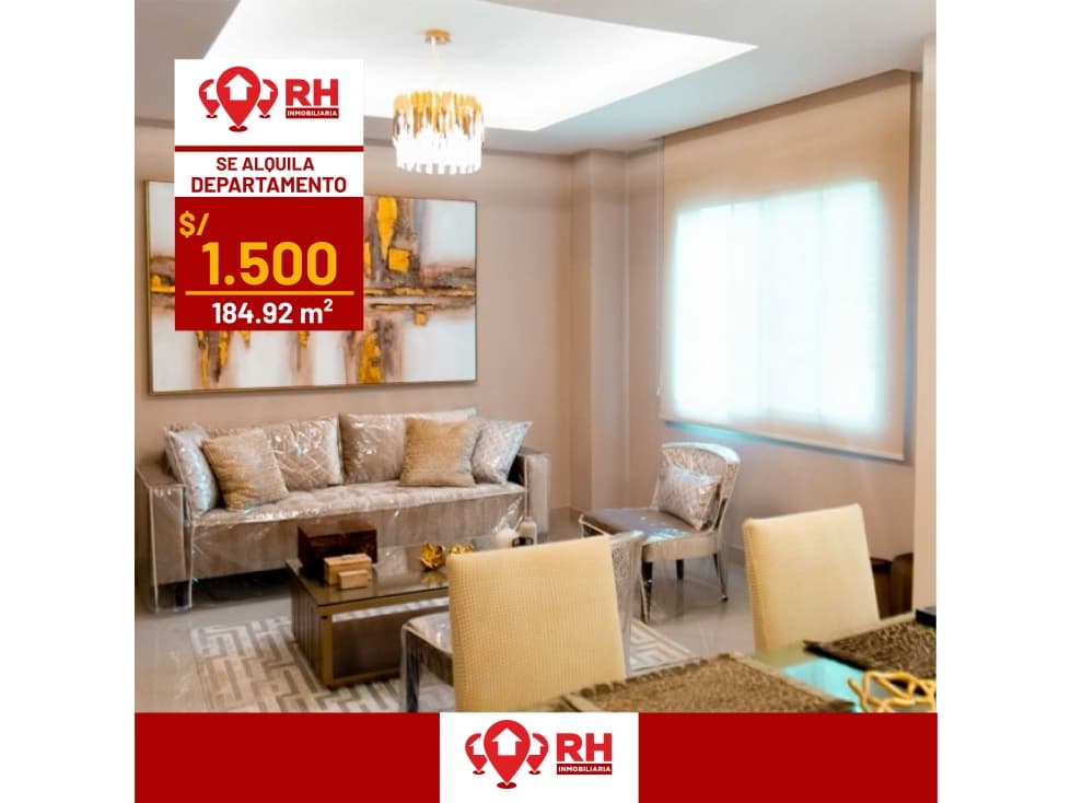 DEPARTAMENTO AMOBLADO EN ALQUILER EN URBANIZACIÓN LA RIVIERA - 1