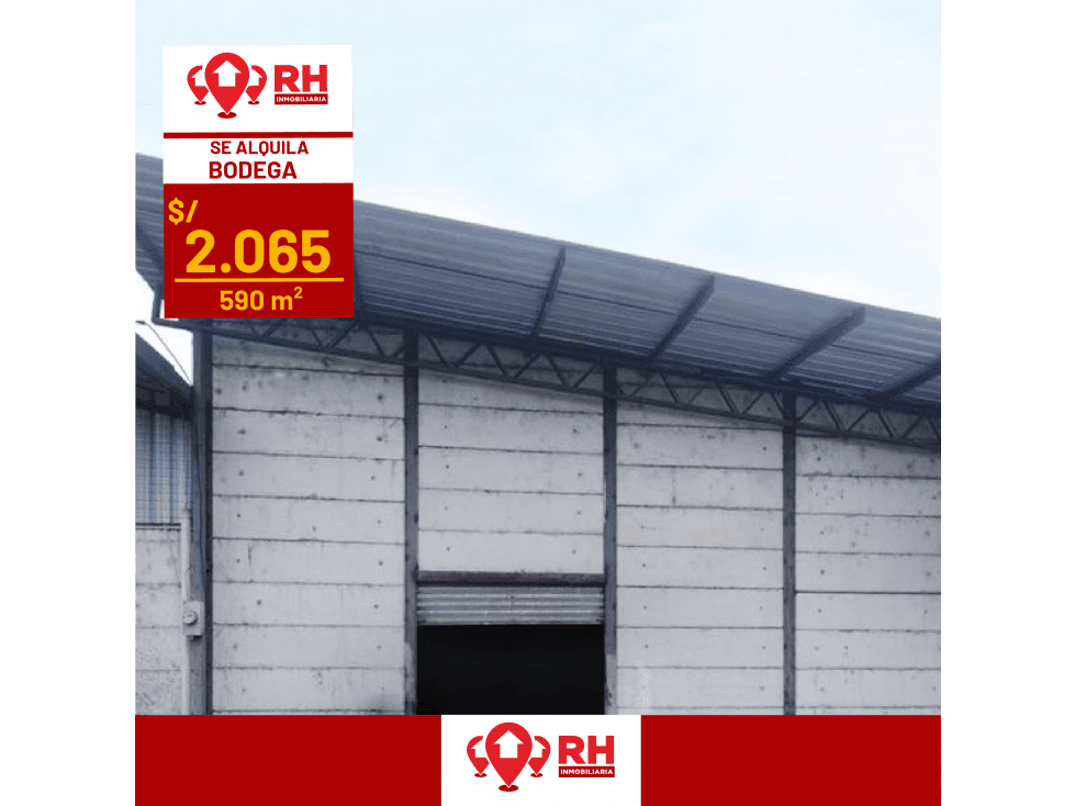 BODEGA EN ALQUILER DE 590 m2 EN AV.  25 DE JUNIO, MACHALA #932 - 1