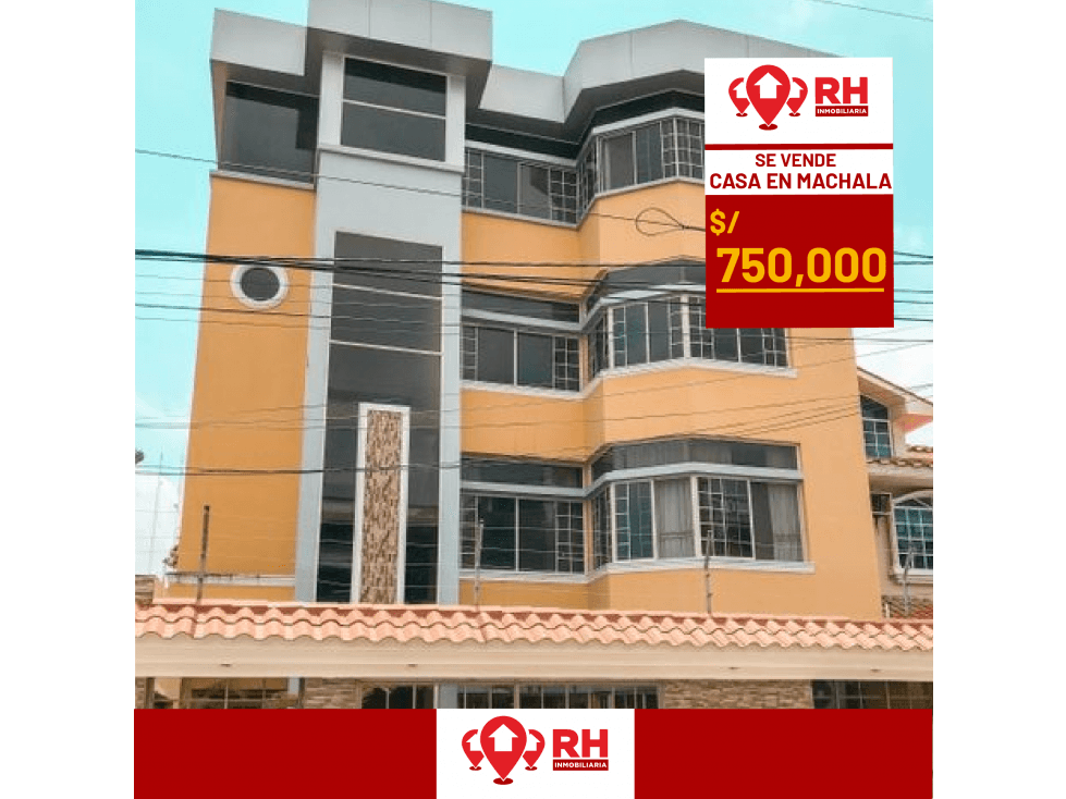 CASA EN VENTA EN UNIORO, MACHALA #RAS - 1