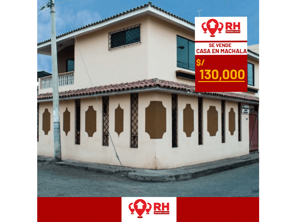 CASA DE 2 PISOS CON TERRAZA AL SUR DE MACHALA #ELAA - 1