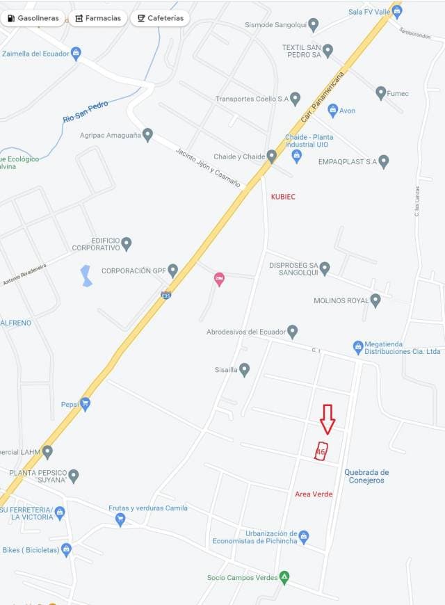 Vendo terreno de 1200 m2 Sector Sangolquí - 1