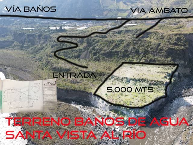 HERMOSO TERRENO VISTA AL RÍO 5.000 MTS - 1