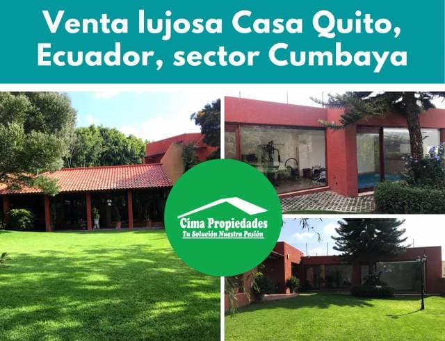 Exclusiva y lujosa, Quito Cumbaya, 619m2 edificados - 1