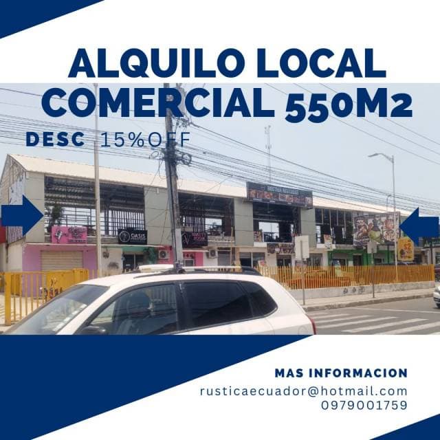 Alquilo Local Comercial 550m2 Excelente Ubicacion Primavera 1 Duran - 1