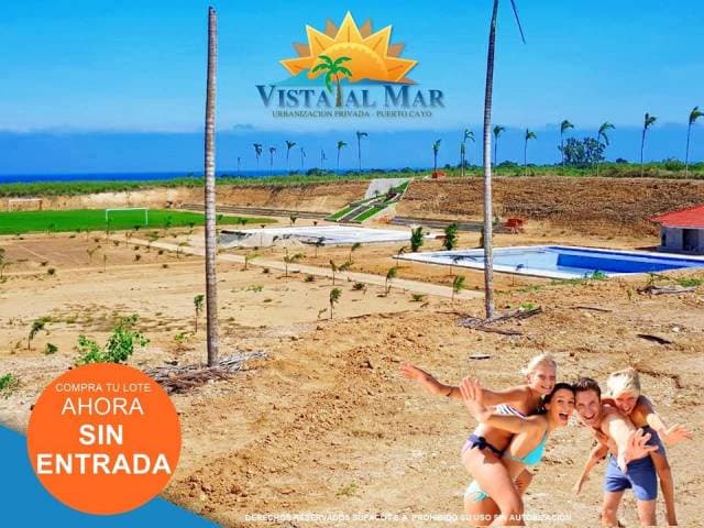 Lotes a una hora de manta Puerto cayo invierta ya sin interes ni reajuste - 1