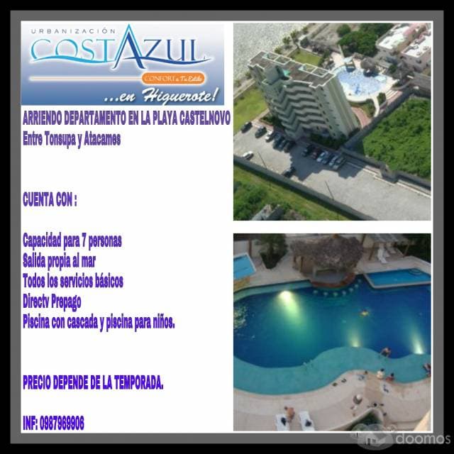 DISFRUTE SUS VACACIONES EN LA PLAYA CASTELNOVO CERCA DE TONSUPA - 1