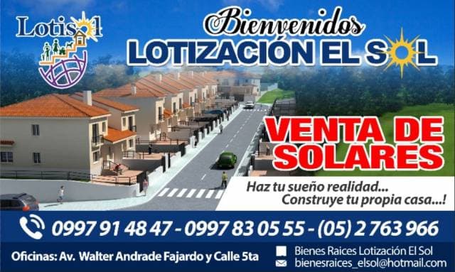 VENTA DE SOLARES - TERRENOS PARA VIVIENDA - 1