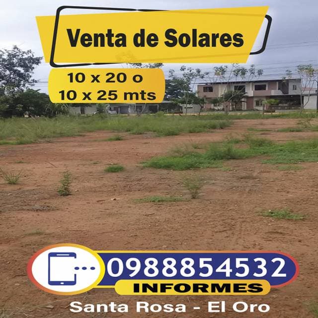 Venta de Terrenos en Zona Estratégica en Santa Rosa El Oro - Ecuador - 1