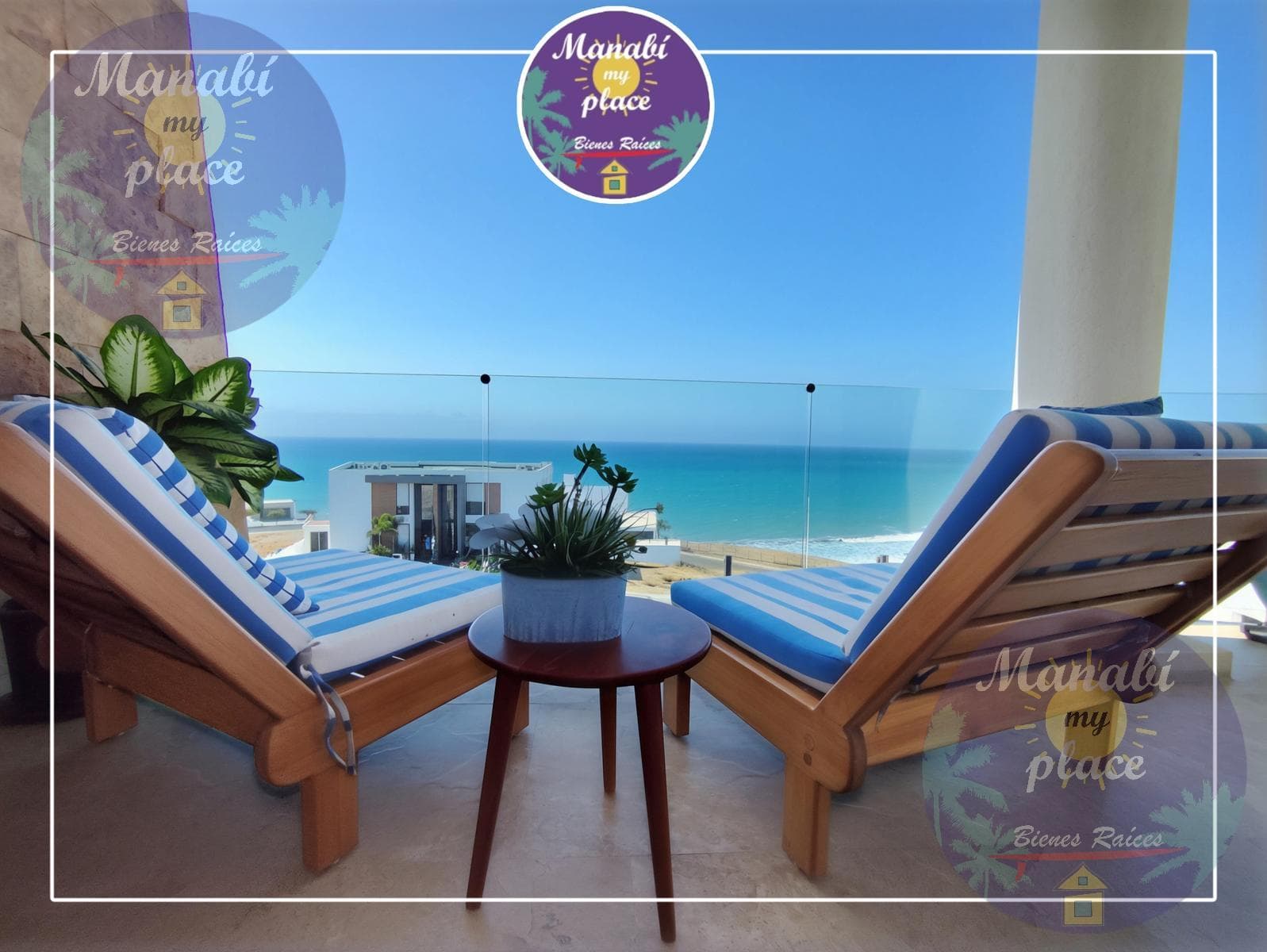 Venta casa 3 dormitorios de lujo en urbanización cerrada frente al mar - 1