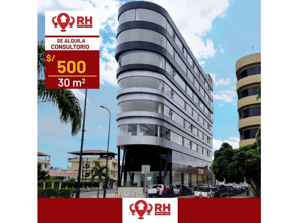 CONSULTORIO EN ALQUILER EN EDIFICIO PLATINIUM #32 , MACHALA - 1