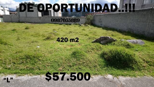 HERMOSO TERRENO EN 57.500 TOTALMENTE PLANO - 1